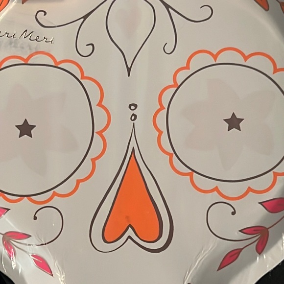 Meri Meri candy skull party bundle: plates w/matching napkin & swirl cups-NWT - Picture 3 of 14